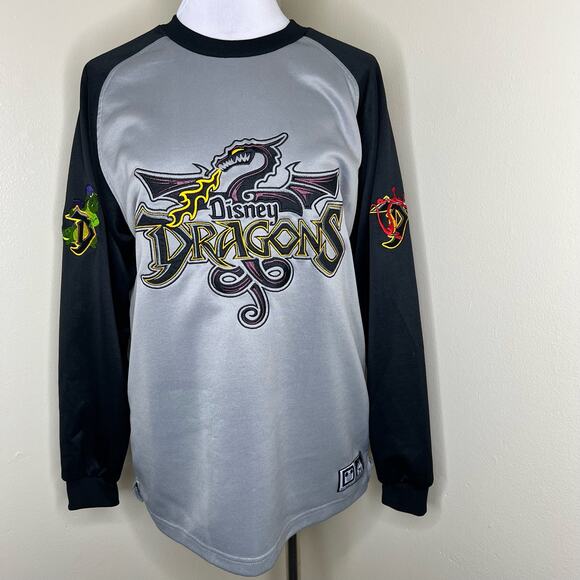 Walt Disney World Sweatshirt SMALL Dragons #8 Gwythaint & Mushu Crewneck Gray - Picture 1 of 8
